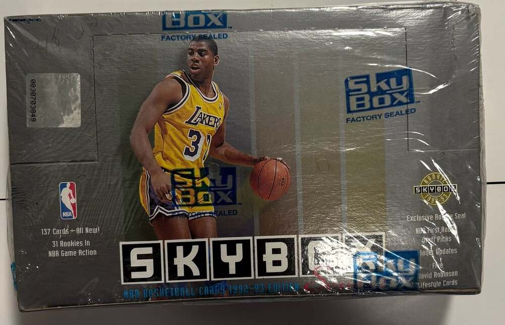 SkyBox 1992-93 NBA Basketball Cards Series 2 Factory Sealed Hobby Box